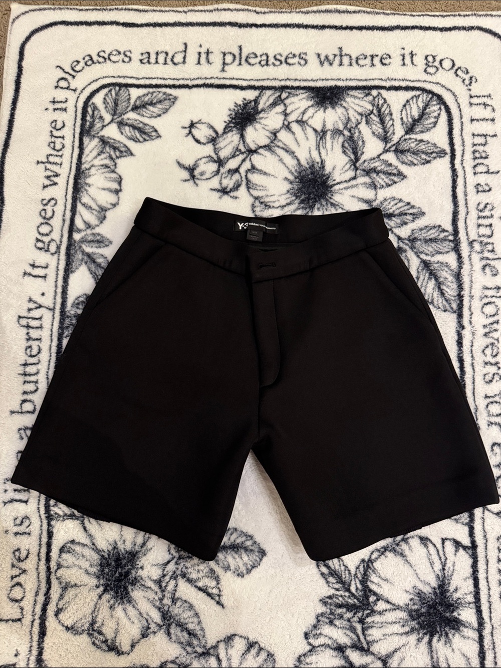 Y-3 Black Athletic Shorts